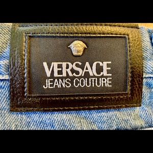 90s Vintage AUTHENTIC Versace Denim Jeans L